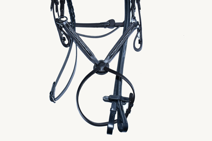 #13 Figure "8" w/Fancy Stitched Design Bridle w/Laced Reins