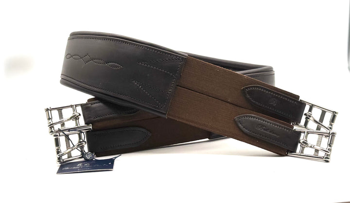 Dark Brown Fancy Stitched Hunter/Jumper Girth