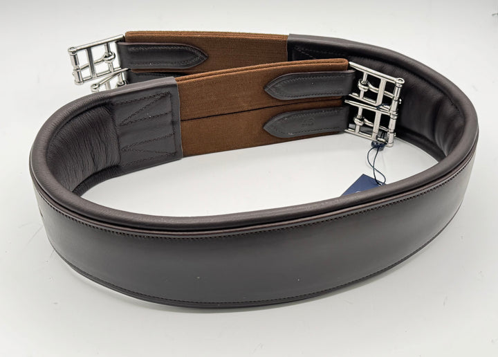 Dark Brown Fancy Stitched Hunter/Jumper Girth