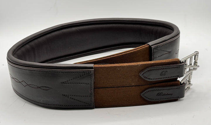 Dark Brown Fancy Stitched Hunter/Jumper Girth