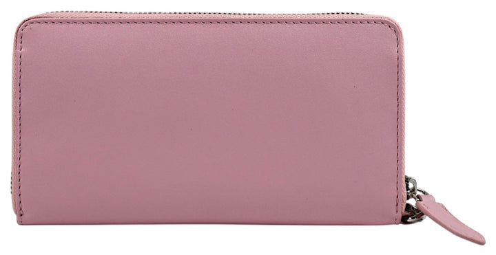 #32 Full Size Zip-Around Leather Wristlet