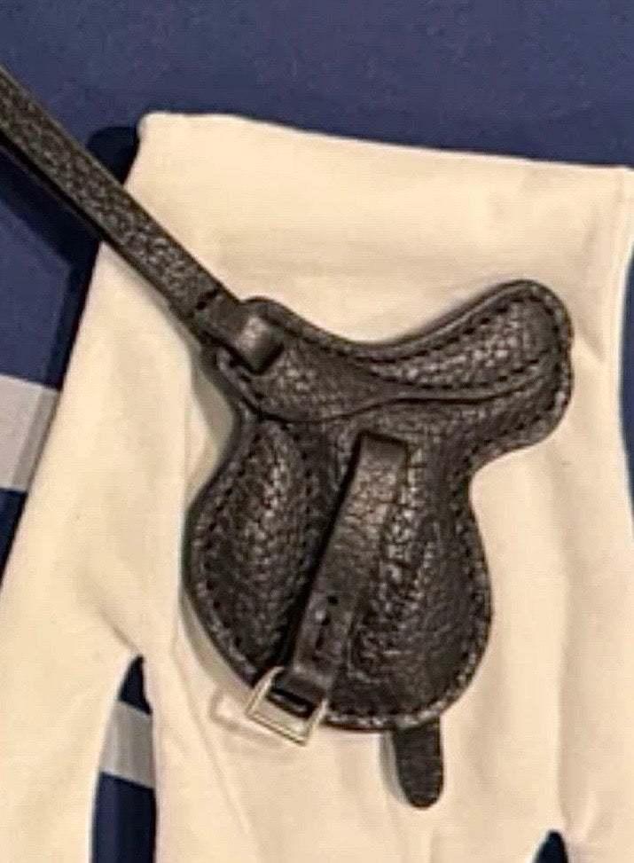 Leather Saddle Charm