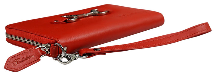 #32 Full Size Zip-Around Leather Wristlet