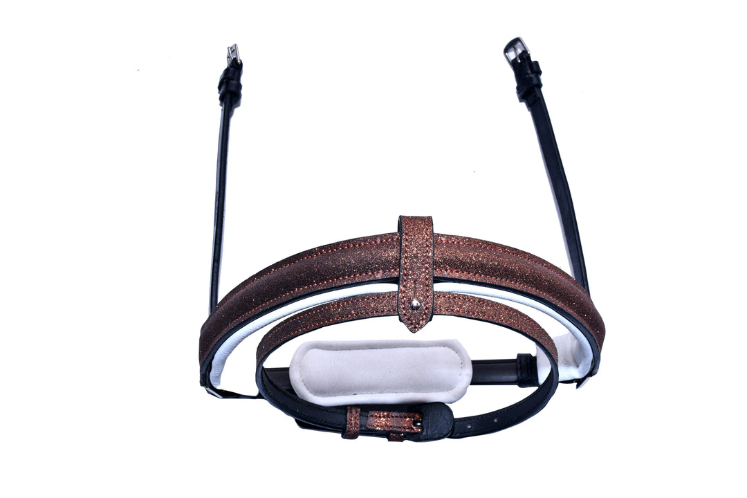 Sparkle 4 Piece Accessories Set, Browband, Noseband w/Removable Flash & Reins