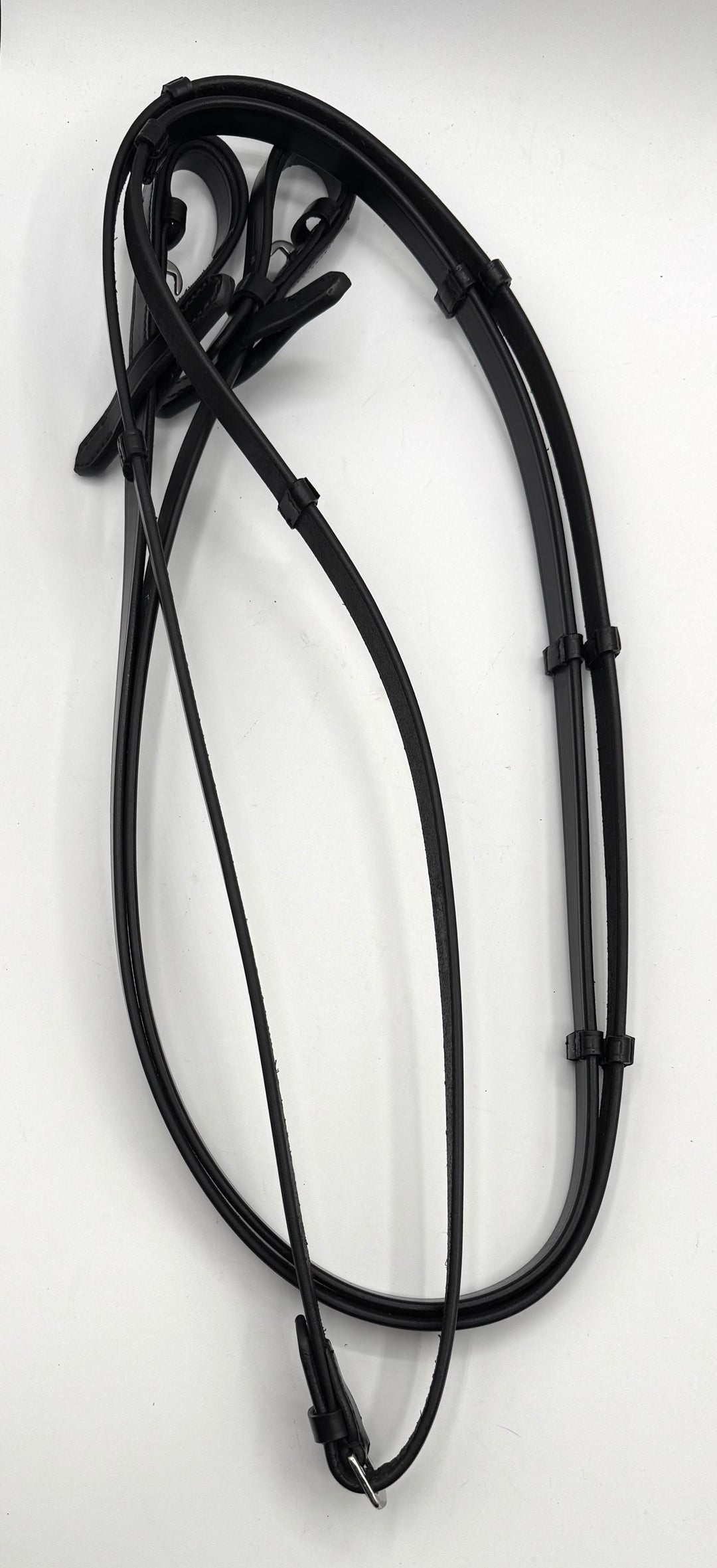 Reins- Plain Full Grain English Leather w/Stops