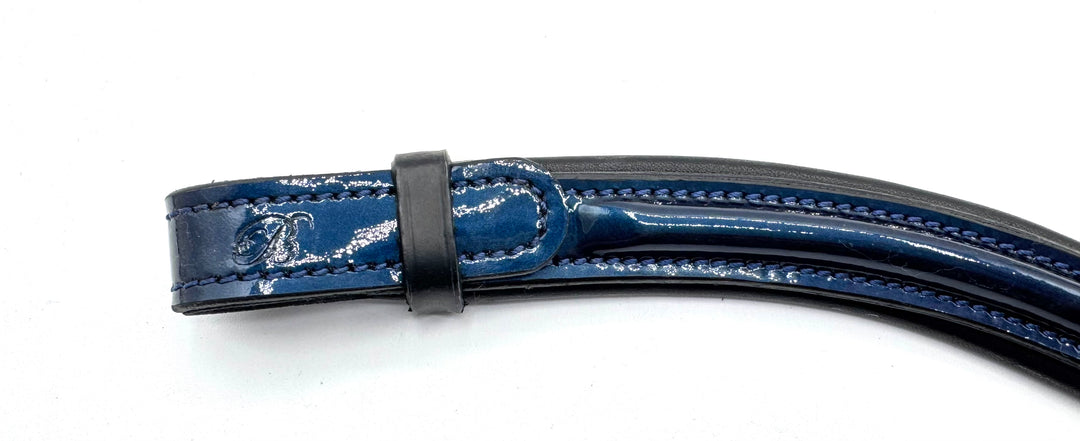 #208 Blue Patent Leather Browband