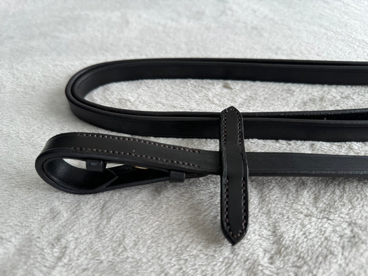 Plain Full Grain English Leather Reins 5/8"