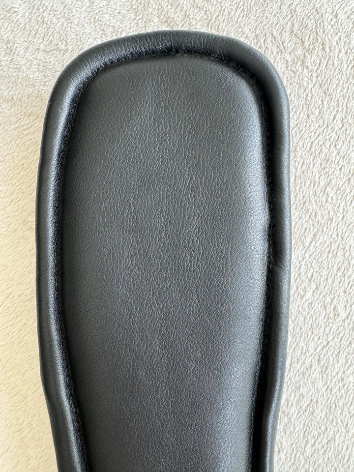 Contoured Shaped Leather Dressage Girth w/ Performance Gel & Memory Foam