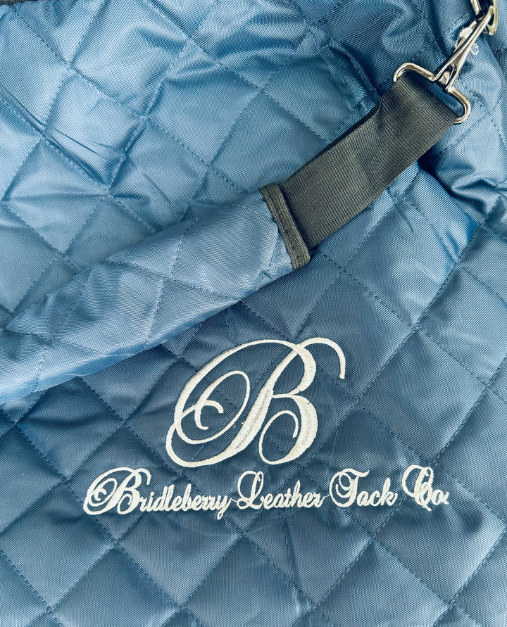 Quilted Saddle Bag in Bridleberry Blue