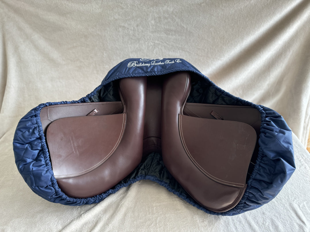 Quilted Saddle Cover in Bridleberry Blue