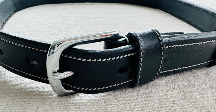 Women's Full Grain Leather Belt w/ Horse Bits