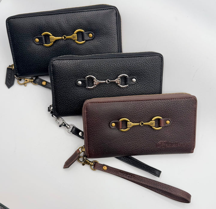 #32 Full Size Zip-Around Leather Wristlet