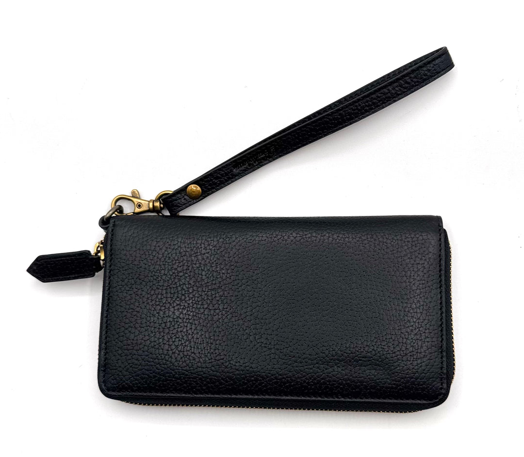 #32 Full Size Zip-Around Leather Wristlet