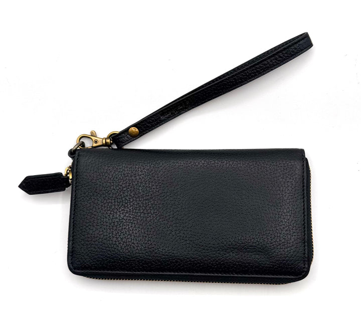 #32 Full Size Zip-Around Leather Wristlet