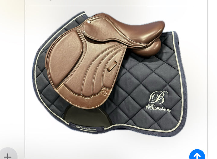 Saddle-English All Purpose / Hunter Style  Havana Leather Saddle - Bridleberry Leather Tack Co. 