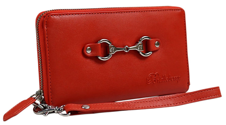 #32 Full Size Zip-Around Leather Wristlet