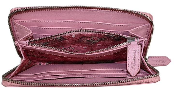 #32 Full Size Zip-Around Leather Wristlet